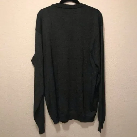 NWOT. Domani Men’s V-Neck Black Sweater. XXL. - Picture 4 of 6